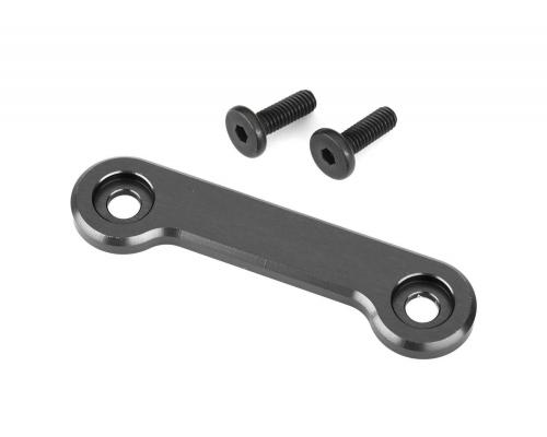 Traxxas TRX9617A Wing washer, 6061-T6 aluminum (dark-titanium anodized) (1)/ 4x12mm FCS (2)