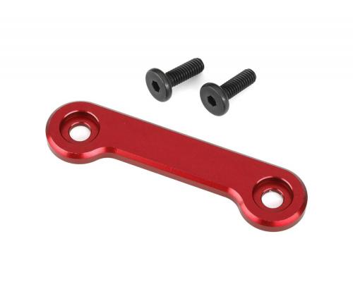 Traxxas TRX9617R Wing washer, 6061-T6 aluminum (red-anodized) (1)/ 4x12mm FCS (2)