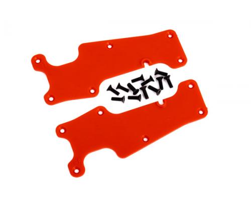 Traxxas TRX9633R Draagarmhoezen, rood, voor (links en rechts)/ 2.5x8 CCS (12)