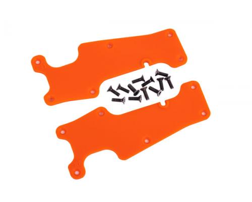 Traxxas TRX9633T Draagarmhoezen, oranje, voor (links en rechts)/ 2.5x8 CCS (12)