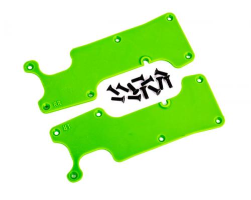 Traxxas TRX9634G Draagarm covers, groen, achter (links en rechts)/ 2.5x8 CCS (12)