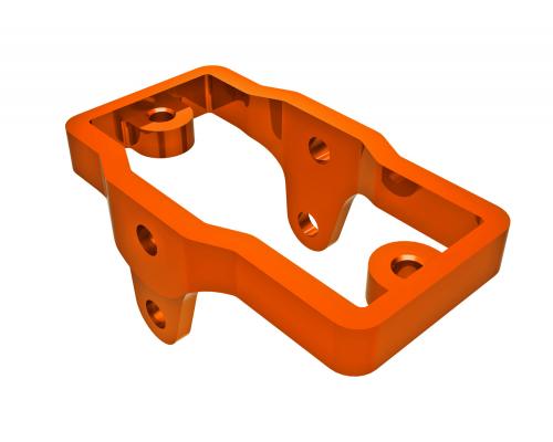 Traxxas TRX9739-ORNG Servobevestiging, 6061-T6 aluminium (oranje geanodiseerd)