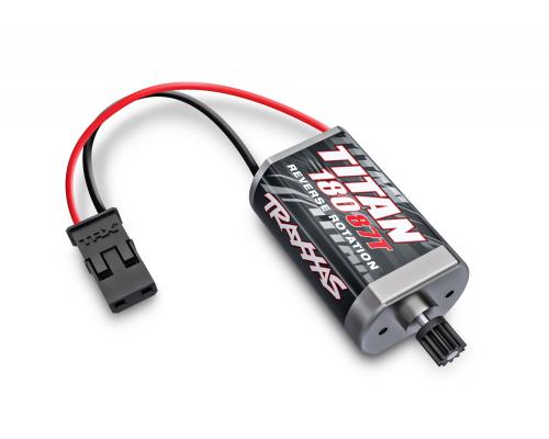 Traxxas TRX9775 Motor, Titan 87T (87-turn, 180-maat)/ pinion, 11-tands (metaal)