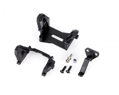 Traxxas TRX9826 SCHOKBEVESTIGINGEN (VOOR & ACHTER)/ TRAILER HITCH (VERLENGD)