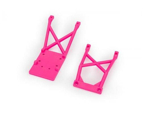 traxxas TRX3623-PINK SKID PLATES, FRONT & REAR (PINK)