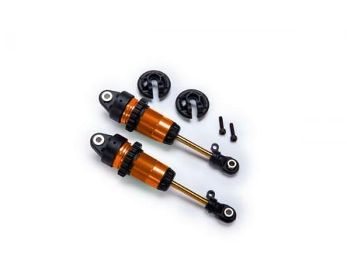 traxxas TRX7461-ORNG  Shocks, GTR long orange-anodized, PTFE-coated bodies with TiN shafts (fully as