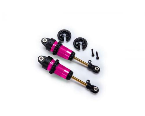 traxxas TRX7461-PINK Shocks, GTR long pink-anodized, PTFE-coated bodies with TiN shafts (fully assem