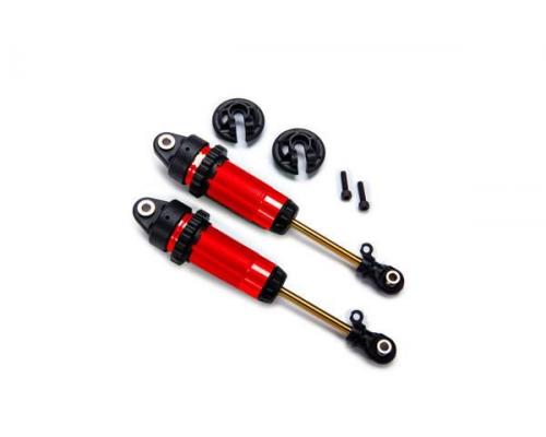 traxxas TRX7462-RED Shocks, GTR xx-long red-anodized, PTFE-coated bodies with TiN shafts (fully asse