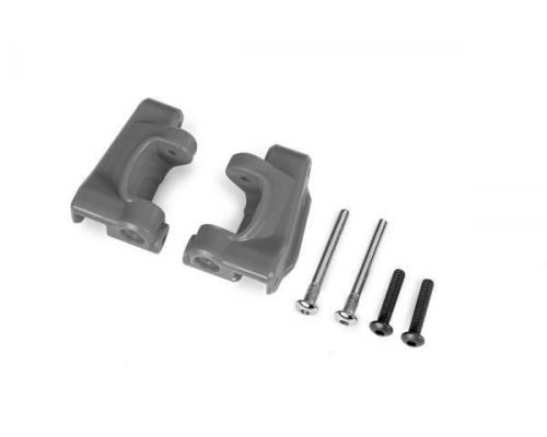 traxxas TRX9135-GRAY Caster blocks (c-hubs), extreme heavy duty, gray (left & right)/ 3x26mm hinge p