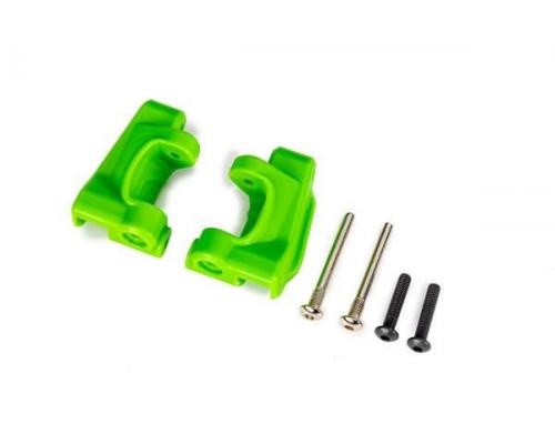 traxxas TRX9135-GRN Caster blocks (c-hubs), extreme heavy duty, green (left & right)/ 3x26mm hinge p