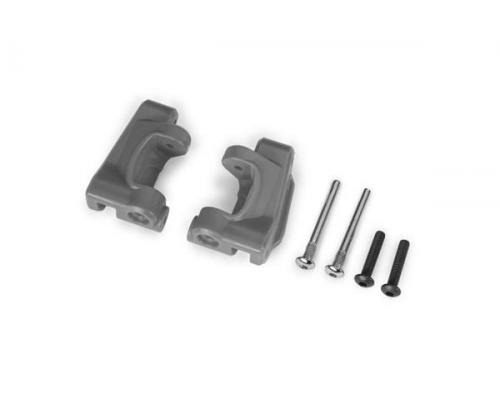 traxxas TRX9136-GRAY Caster blocks (c-hubs), extreme heavy duty, gray (left & right)/ 3x26mm hinge p