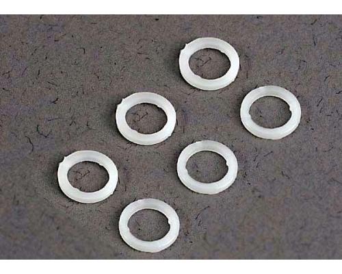 Traxxas TRX3685 Witte plastic ringen (5x8x1.0mm) (6)